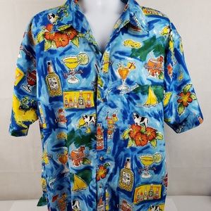 Big Dogs Mens 2X Button Up Shirt